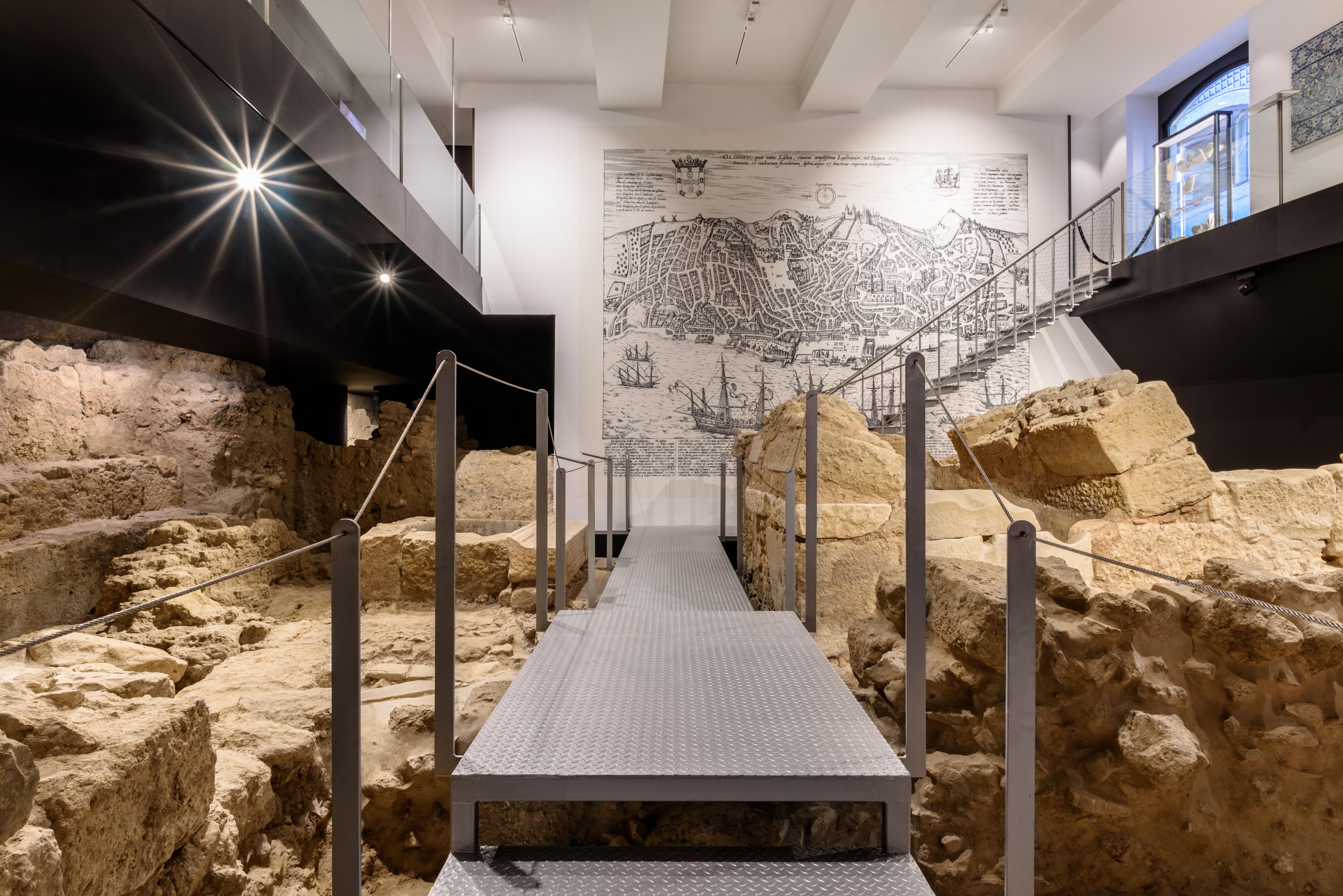 Áurea Museum by Eurostars Hotel Company Lisboa Exterior foto The archaeological pit
