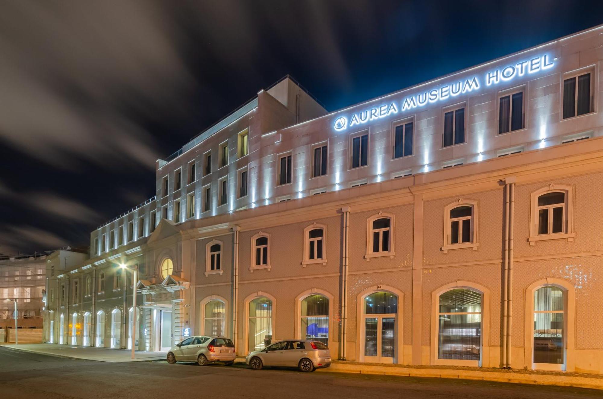 Áurea Museum by Eurostars Hotel Company Lisboa Exterior foto The hotel at night